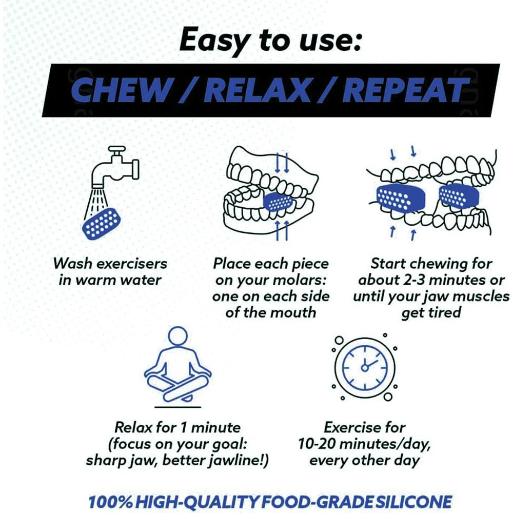 Jaw Exerciser For Muscle Training And Face Slimming