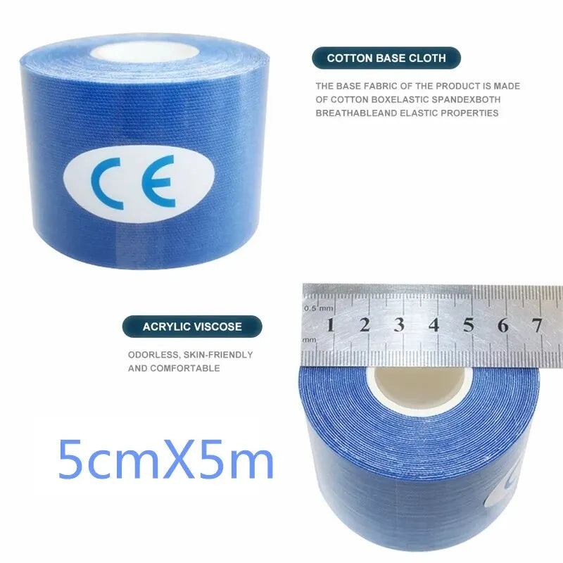 Athletic Kinesiology Tape Bandage For Muscle Recovery And Pain Relief