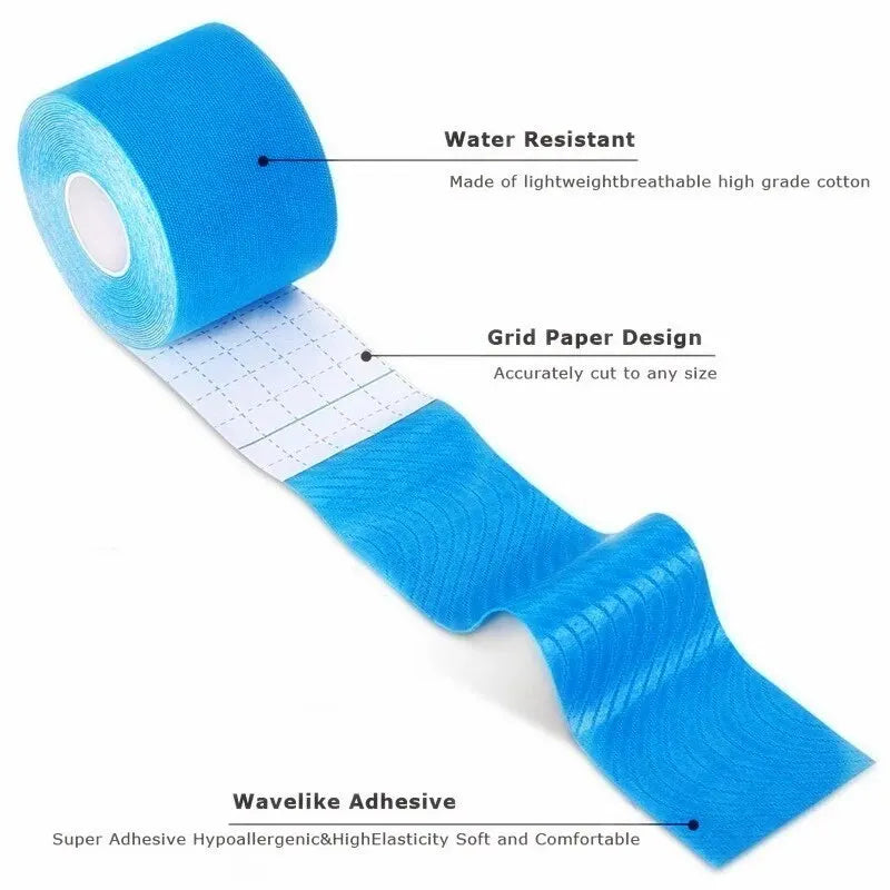 Athletic Kinesiology Tape Bandage For Muscle Recovery And Pain Relief