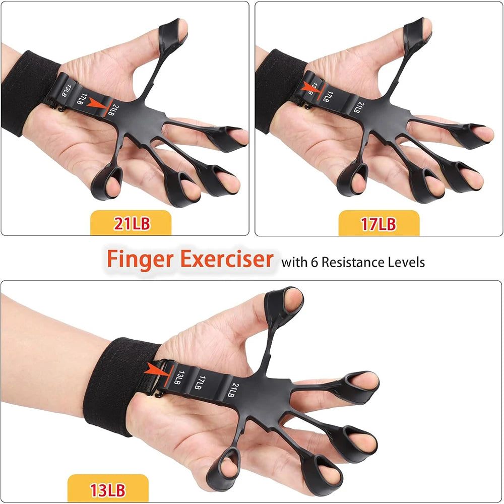 5-60kg/10-130lb Adjustable Grip Strength Trainer Set