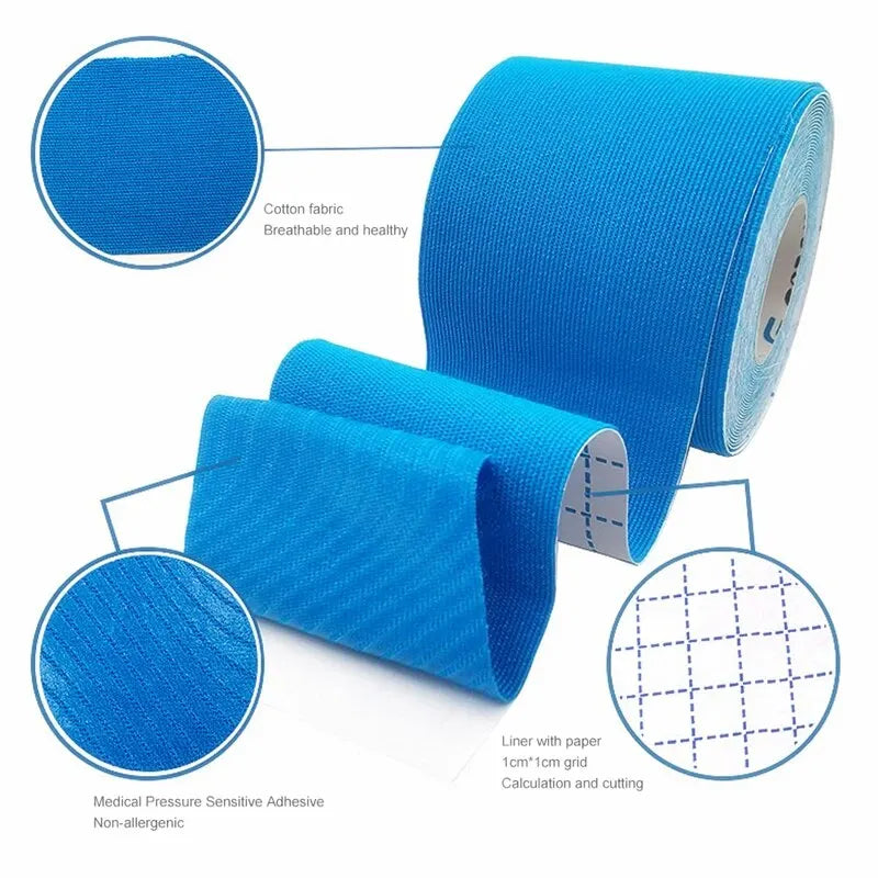 Athletic Kinesiology Tape Bandage For Muscle Recovery And Pain Relief